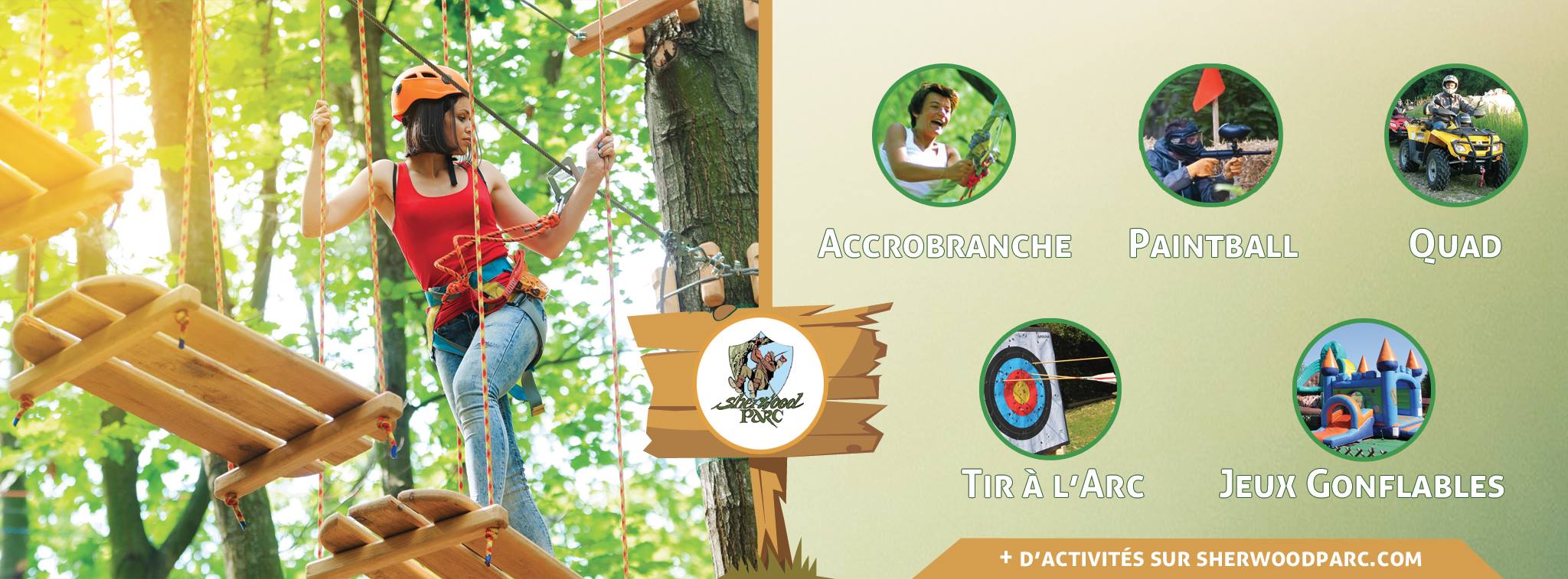 Image Sherwood parc - Parcours aventure